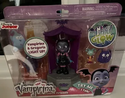 Disney Junior Vampirina Glowtastic Friends Talking Playset New • £14