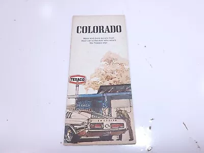 Texaco Road Map Of Colorado 1971 • $3.50