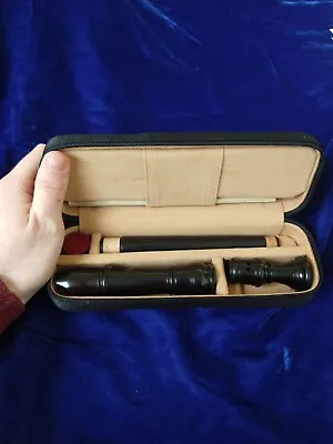 New Moeck Rottenburgh Model 4207 Soprano Recorder - Grenadilla With Case • $458