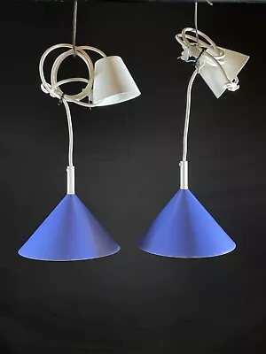 EB5104 Danish Pair Design A/S Model: Costa Blue Pendent Lights Retro  LCLC  • £80