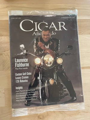 $5.90 • Buy Cigar Aficionado Magazine February 2000 Laurence Fishburne