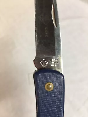 Vintage Buck Cublite Scout Knife Model 414 Made In USA • $54