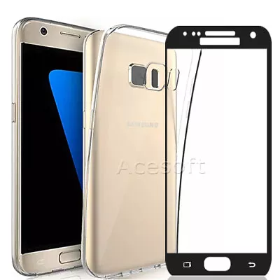 2in1 Premium Screen Protector Clear Slim Soft Case F Samsung Galaxy S7 SM-G930P • $24.32