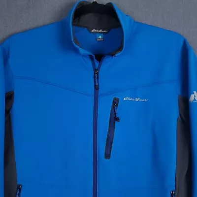 Eddie Bauer First Ascent Jacket Mens XL Blue Gray Cloud Layer Pro Full Zip • $29.87