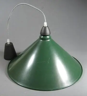 Vintage-style Industrial Green/white Conical Ceiling Light -warehouse/pool Table • $39.95