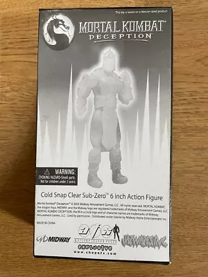 Mortal Kombat Deception Exclusive Action Figure Cold Snap Sub-Zero  #sfeb18-09 • $14.95