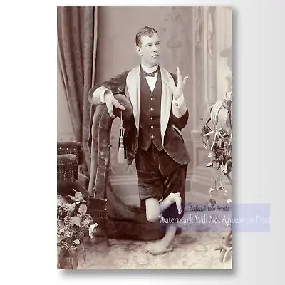 Odd Weird -Vintage  The Lobster Boy Carnival Circus Sideshow  Photo Print • $4.95