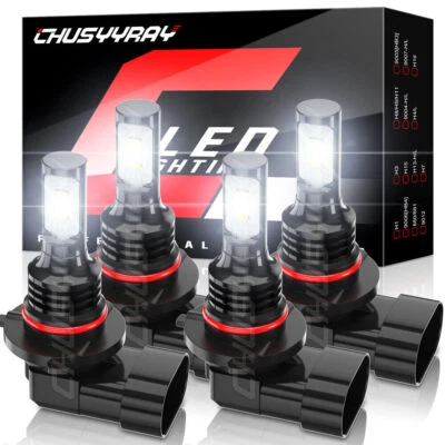$19.99 • Buy For Honda Civic Sedan 4-Door 2004-2015 6000K LED Headlights Bulbs Hi/Lo Lights