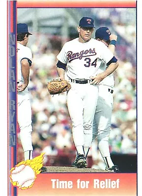 1991 Pacific Texas Express Nolan Ryan # 99 Time For Relief HOF NM • $3.29