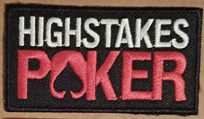 Highstakes Poker Embroidered Iron On Patch • $6.80