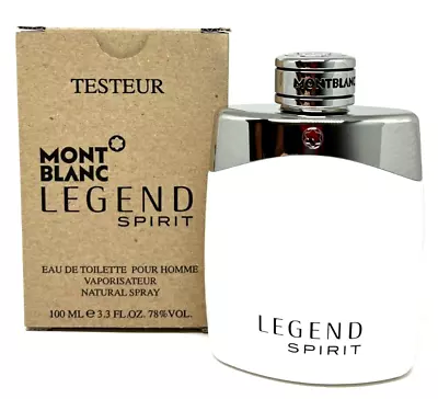 Legend Spirit By Mont Blanc 3.3 Oz EDT Men's Cologne New Tester • $32.95