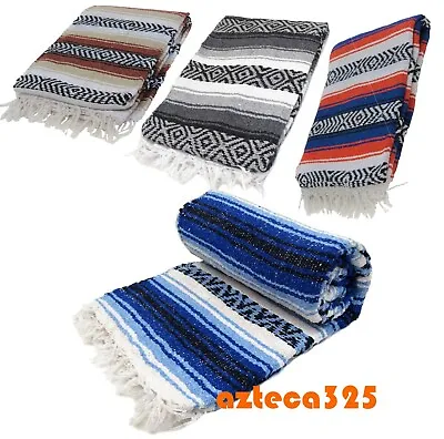 Premium Mexican Heavy Falsa XL Blanket Yoga 78  X 52  • $27.99