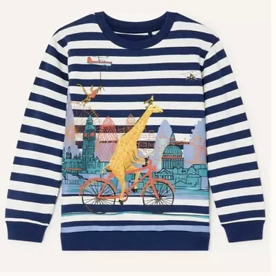 £19 • Buy Monsoon Baby Boy George The Giraffe Sweatshirt Age 6-12 Months *BNWT*
