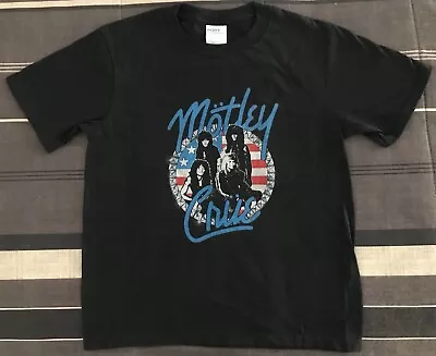 Motley Crue T-shirt Motley Crue American Flag OG Line-up Men's S VERY RARE • $20