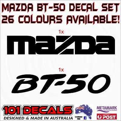 30cm Ute Traypanel Graphic Decal Sticker Set For MAZDA BT-50.26 Colours Avail.  • $14.95