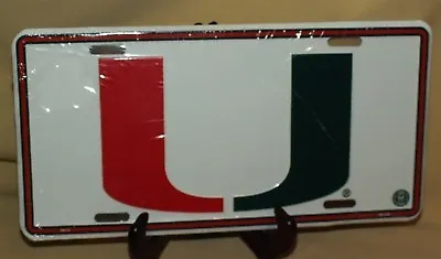 University Miami License Plate New Sealed F66363544 College Car Accessory Gift* • $14.99