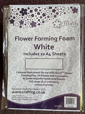 Flower Forming Flurs™ Foam 10 New A4 Sheets Per Sealed Pack Various Colours • £4