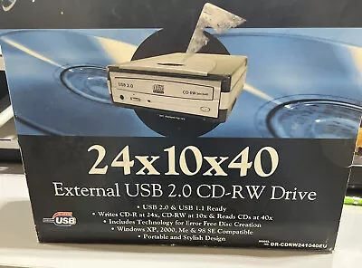 I/O MAGIC 24x10x40 INTERNAL CD REWRITABLE DRIVE NEW & SEALED • $21.60