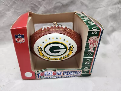 Touchdown Collectible Ornament Football Green Bay Packers 3.5  Christmas • $16.99