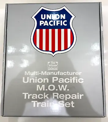 N Scale Collector Multi Manufacturer Union Pacific UP MOW Train Set- NIB • $474.95