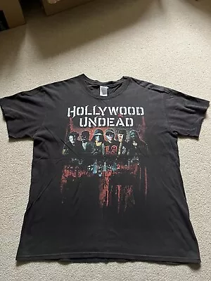 2000s Hollywood Undead Band T-Shirt Size L Black • £25