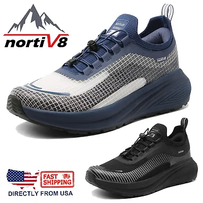 NORTIV 8 Men's Trail Running Shoes Non-Slip Lightweight Sneakers Athletic Shoes • $23.99