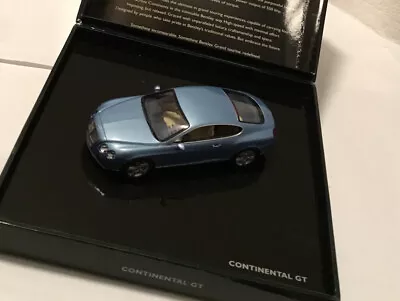 Minichamps Model Diecast 1/43 Bentley Continental Gt (silver Lake) Dealer Ed • $22