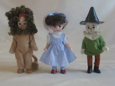 Vintage - Madame Alexander Dolls Wizard Of Oz Dorothy Lion & Scarecrow MINT • $14.95