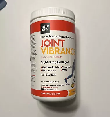 Vibrant Health Joint Vibrance 10600 Mg Colla Orange Pineapple 13.7oz Ex: 8/24 • $48