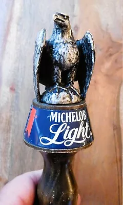 Michelob Light Tap Handle Wooden 9  Classic 1980's • $10