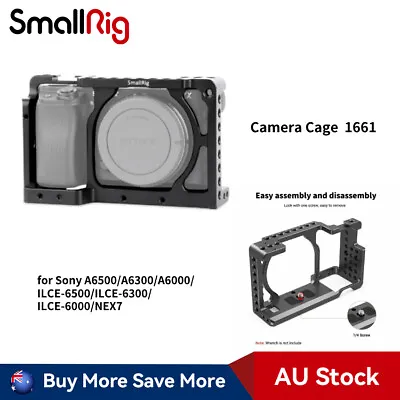 $39.02 • Buy SmallRig DLSR Cage For Sony A6500 A6300 A6000 ILCE-6500 NEX-7 Camera Support Rig