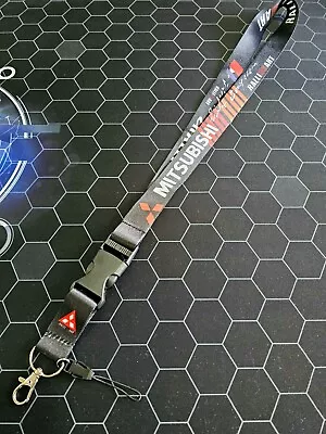 Mitsubishi (black) Jdm Neck Lanyard Detachable Keychain * • $15