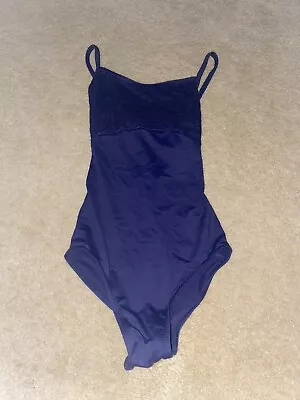 £5 • Buy Navy/blue Petite Adult Dance Leotard Worn A Few Times In Good Condition