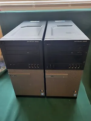 Lot Of 2 Dell Optiplex 9020 MT PC Core I7 And  I5 • $79.99