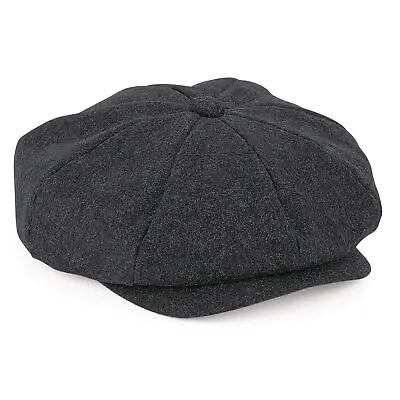 Beechfield Unisex Adults Melton Wool Baker Boy Cap BC4152 • £12.82