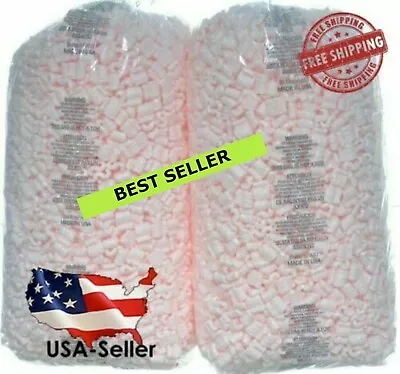 Packing Shipping Product 7 CU FT( Two Bags) Pink Anti Static Packing Peanuts ⭐ • $35.62