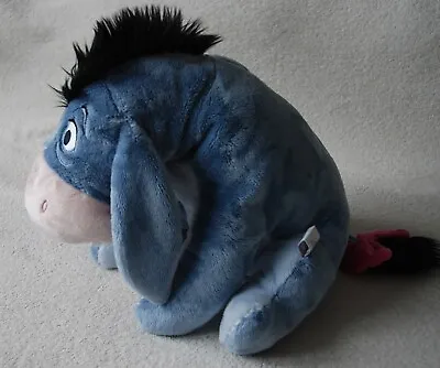 Disney Store Large Cuddly Sitting Eeyore Winnie The Pooh Soft Toy 14  From Birth • £9