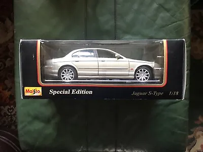 Jaguar S Type Maisto 1:18 Unused Not Been Out Of The Box Special Edition V8 • £28