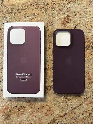 Apple IPhone 15 Pro Max Fine Woven Case - Mulberry • $50