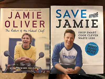 Save With Jamie And The Return Of The Naked Chef: By Jamie Oliver Cook Books • $25