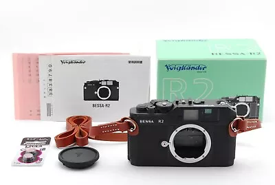 【NEAR MINT W/ Box】 Voigtlander Bessa R2 Black Rangefinder Camera Body From JAPAN • $999.99