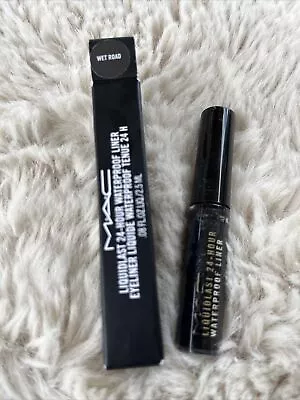 Mac Liquidlast 24-Hour Waterproof Liner Eyeliner WET ROAD - 0.08 Oz. / 2.5mL • $21.99