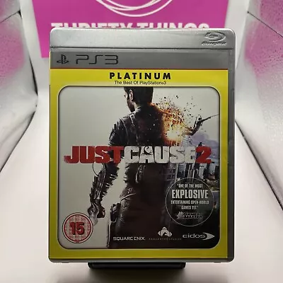 🇦🇺 Just Cause 2 For Sony PlayStation 3 PS3 | 2010 | Square Enix Eidos Manual • $8.79