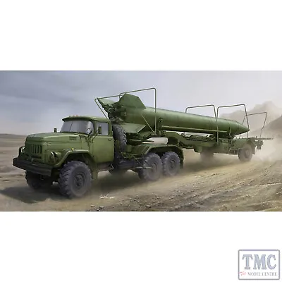 PKTM01081 Trumpeter 1:35 Scale Soviet ZiL-131V Towing 2R3M1 Trailer • £52.78