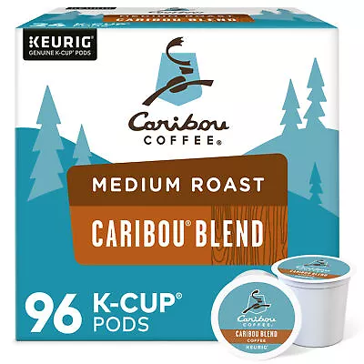 Caribou Coffee Caribou Blend Keurig K-Cup Pod Medium Roast 96 Count • $49.99