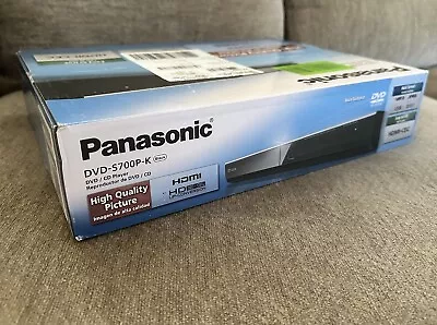 Panasonic DVD-S700P-K DVD/CD Player Black USB HDMI-Multi Region Compatible • $59.99