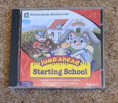 Jump Ahead Starting School Parent's Guide PC WIN/MAC CD-ROM Educational Retro • £3.99