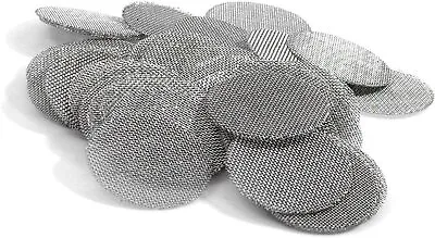 New Metal Pipe Screens Silver Metal FiltersPipes Screens Gauzes Premium Steel  • £2.29