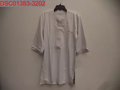 NWOT - Stain Men's White Indian Kurta Pajama For Yoga & Casual Wear Size XL • $19.80