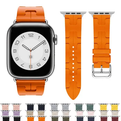 Silicone Single Tour Band Strap For Apple Watch Ultra 2 49MM Series 9 8 7 6 5 43 • $12.99